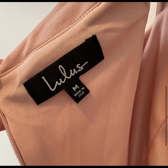 Lulu's Blush Off The Shoulder Dress - Picture 7 of 10